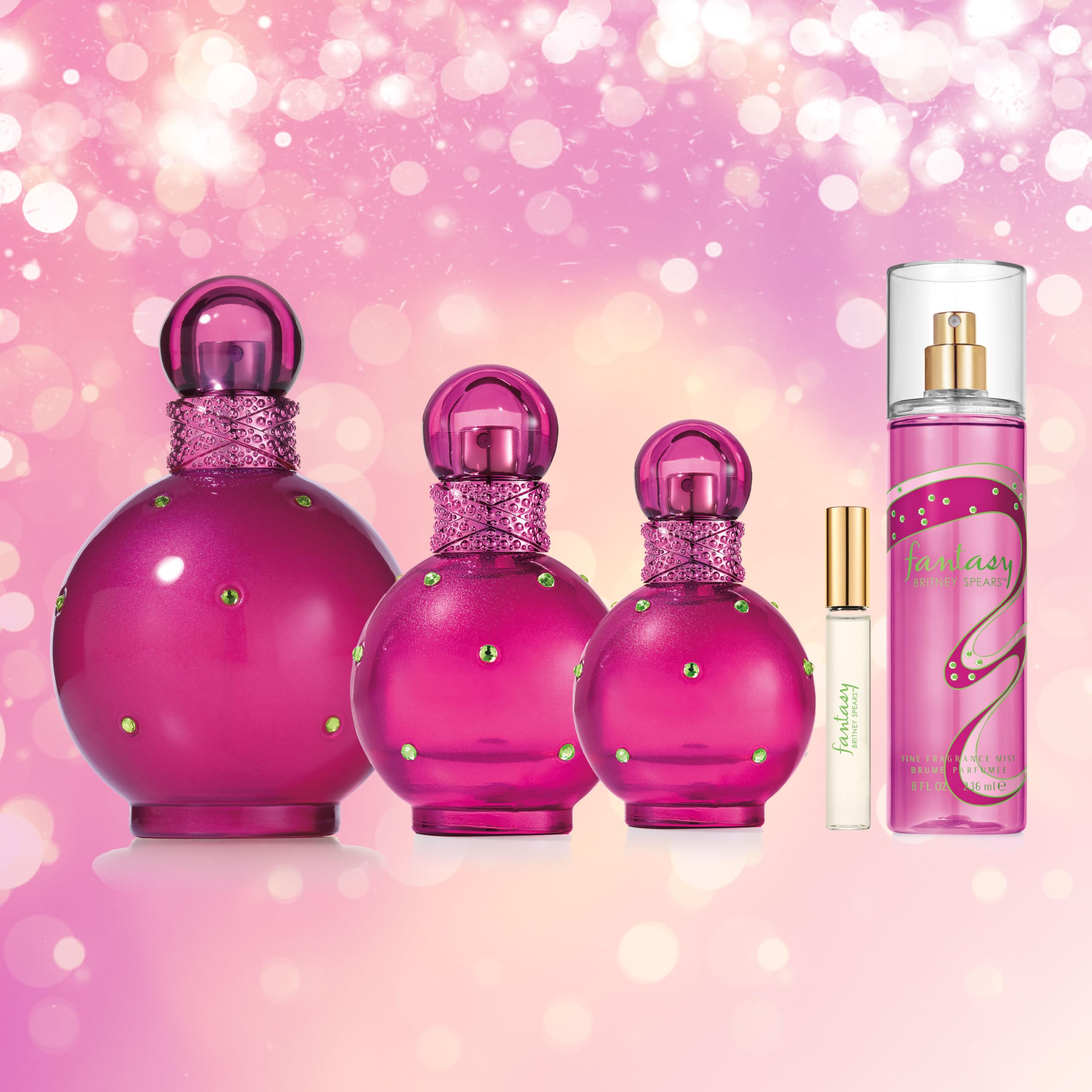 Britney Spears Women's Perfume, Fantasy, Eau De Parfum EDP Spray for Women, 3.3 Fl Oz