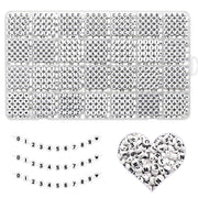 YMSDZHL Alphabet Beads A-Z 1200+Pcs Letter Beads, Acrylic 4x7mm Round Letter Beads Kits,Black Digit and Colorful Smile Beads for Bracelets Necklaces DIY Jewelry Making (Black,1200+PCS)