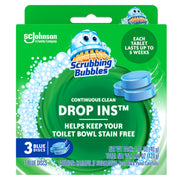 Scrubbing Bubbles Toilet Tablets, Continuous Clean Toilet Drop Ins, Helps Keep Toilet Stain Free and Helps Prevent Limescale Buildup, 3 Count, Pack Of 1
