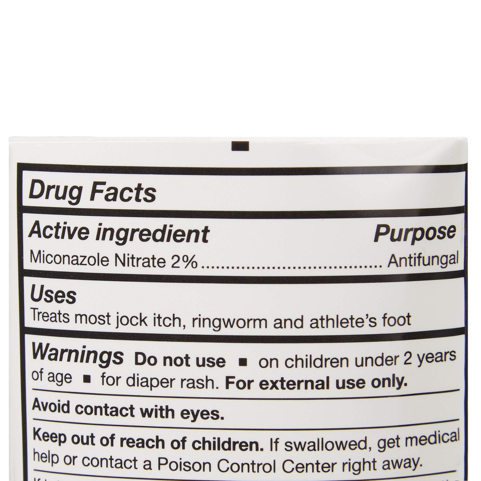 McKesson Antifungal Cream, 2% Miconazole Nitrate - Relieves Itching, Burning, Cracking from Jock Itch, Ringworm and Athlete Foot - 4 oz., 1 Count
