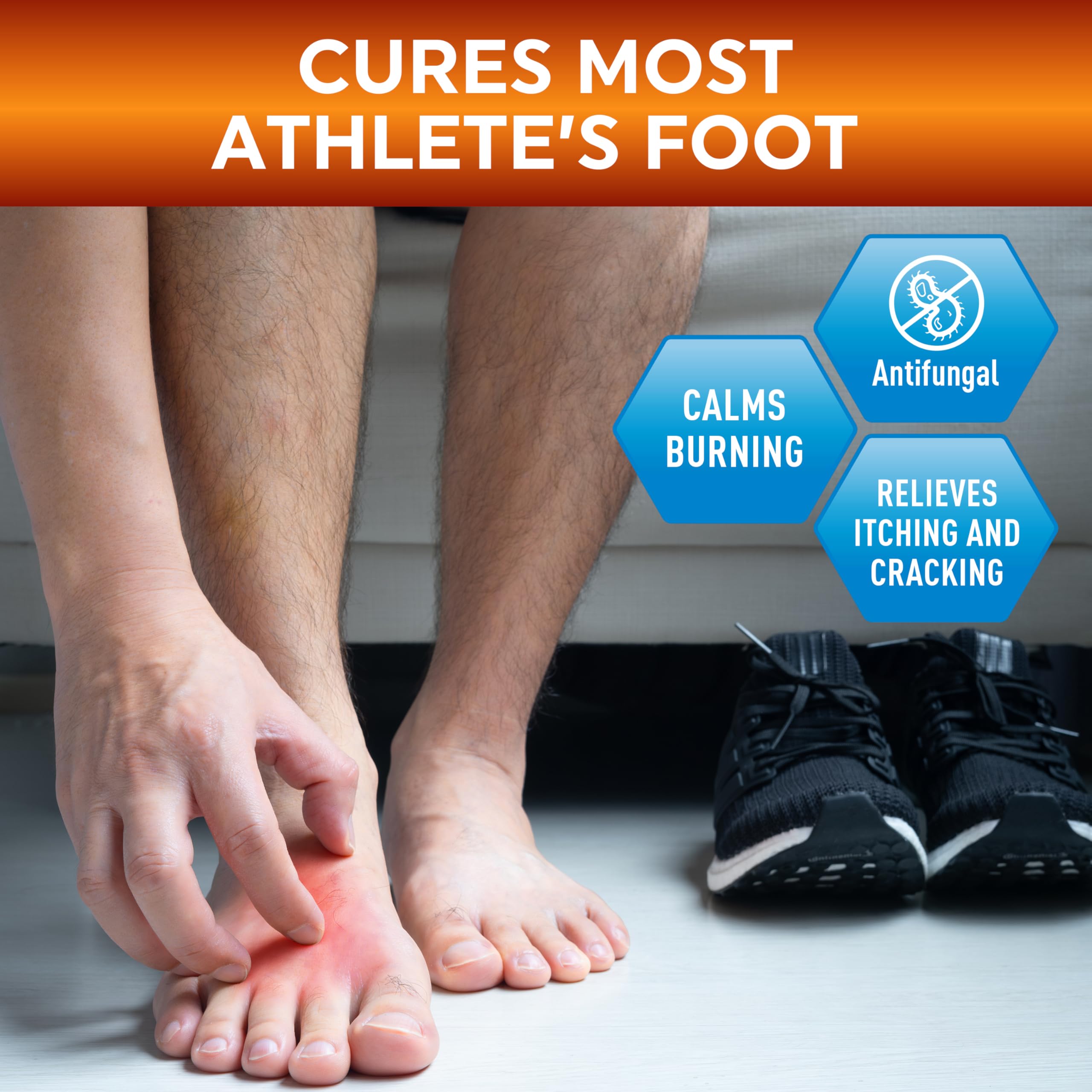 MED PRIDE 1% Clotrimazole Antifungal Cream 1oz- Fungus Skin Care Treatment with - Jock Itch Body Ointment - Fights Infection, Sweat Rash, Athletes Foot, Ringworm & Relieves Itching, Burning