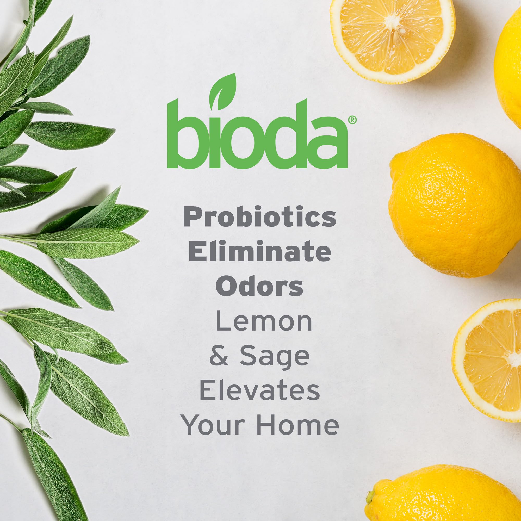 Bioda Multi-Purpose Probiotic Enzyme Cleaner and Deodorizer | Professional Strength | Trash Can Deodorizer, Pet Stains and Odors, Drains, Floors, Bathrooms, Toilets | Made in USA | 1 Gallon