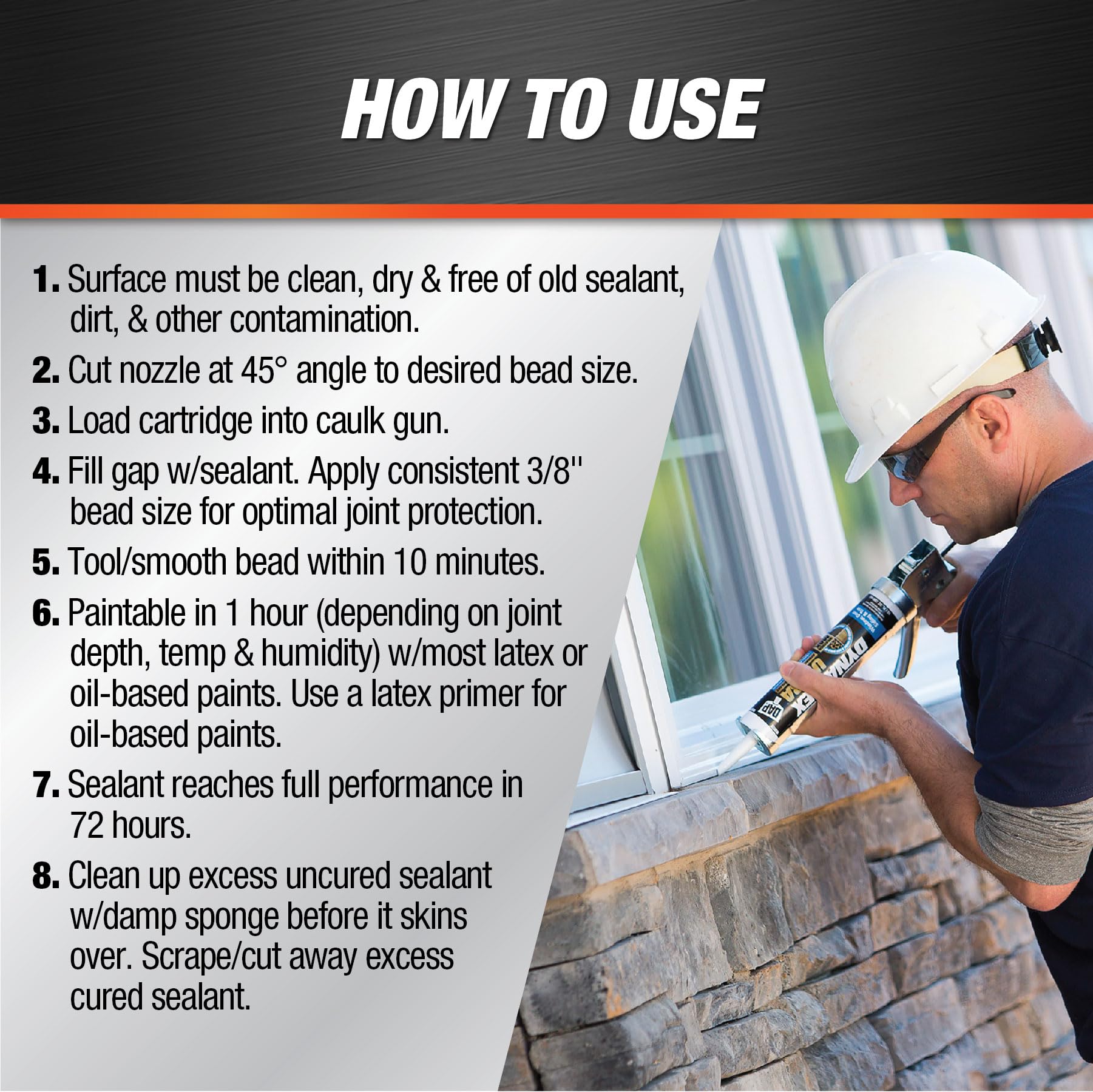 DAP Dynaflex Ultra Advanced Exterior Sealant, Light Gray, 10.1 Oz (7079818219)