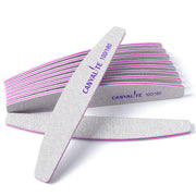 Canvalite 10 PCS Nail File Professional Nail Files Reusable Double Sided Emery Board(100/180 Grit) Nail Styling Tools for Home and Salon Use Christmas Gifts for Women