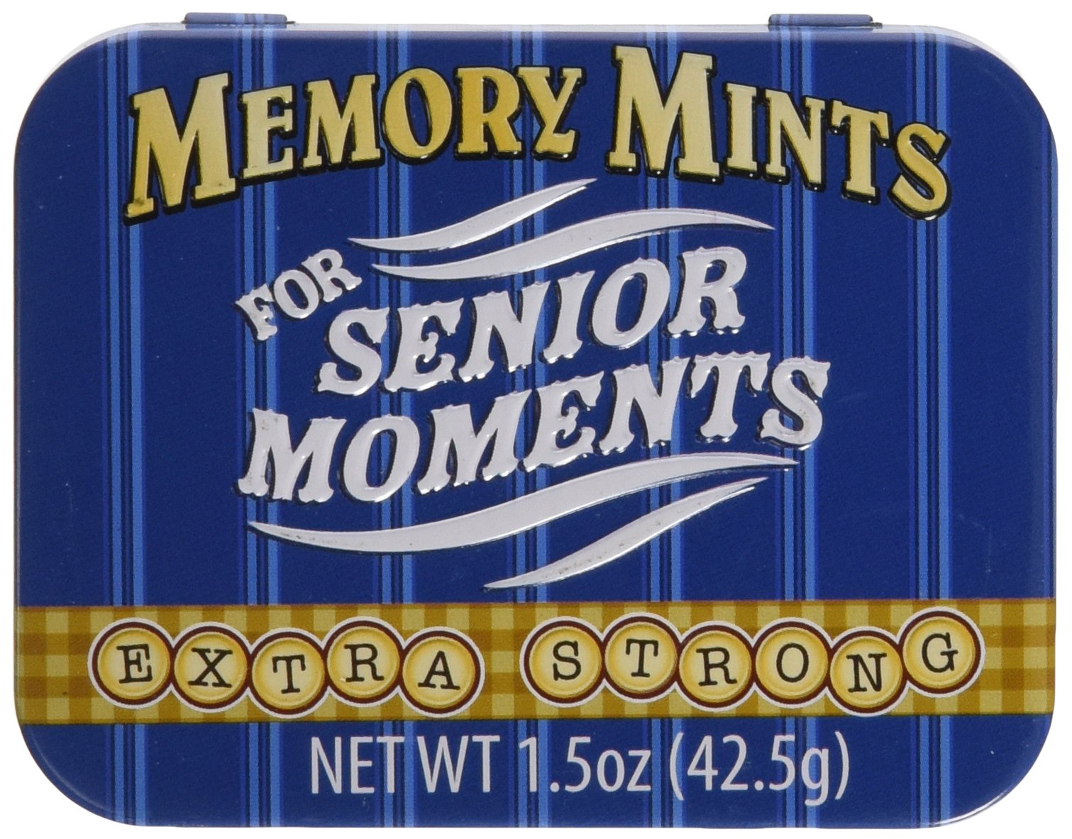 Boston America هدايا مزحة Memory Mints، حلوى سكرية للحظات كبار السن، علبة مزحة ممتعة