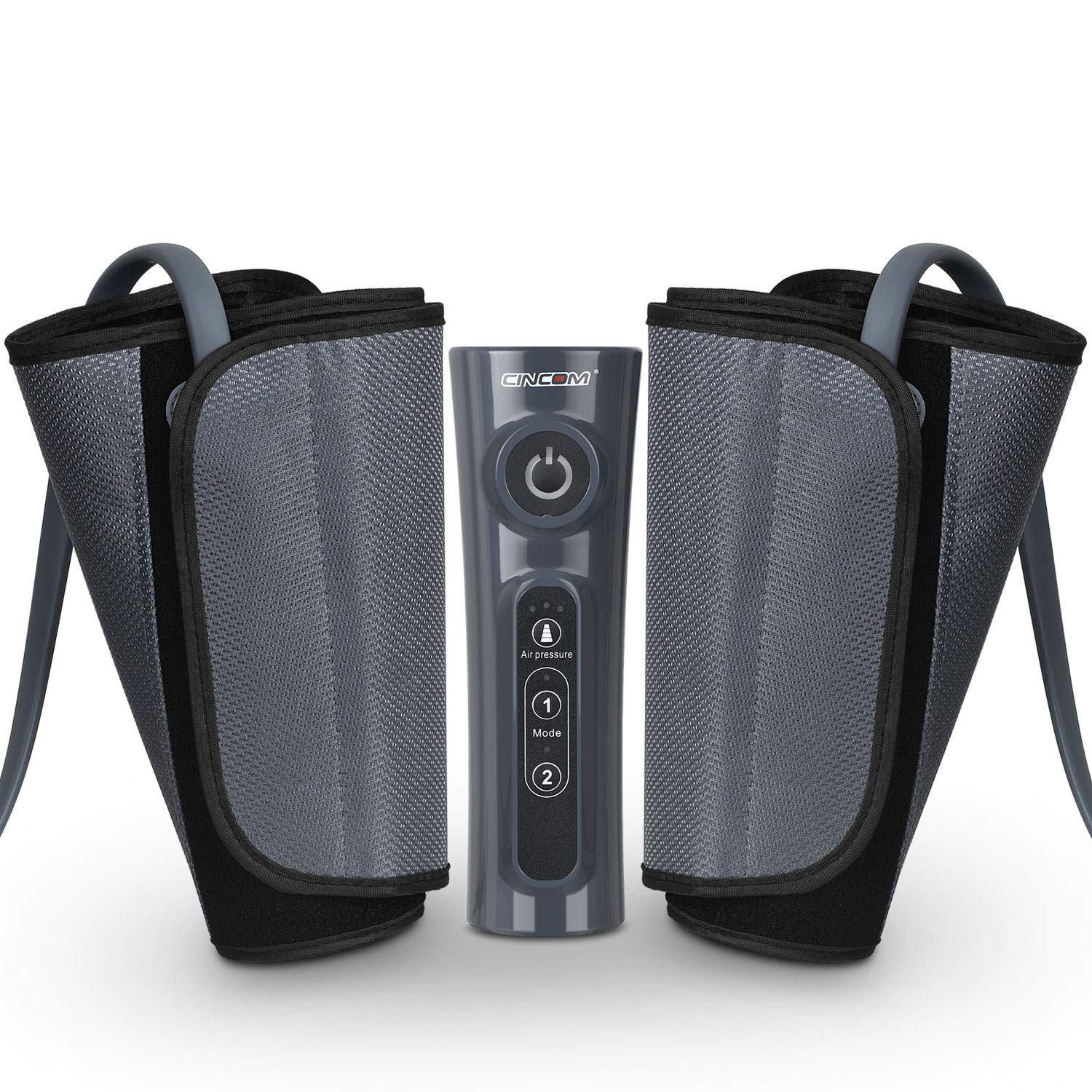CINCOM Leg Massager for Circulation and Pain Relief, Air Compression Calf Massager with 2 Modes 3 Intensities Helpful for RLS Edema and Muscles Relaxation Gifts
