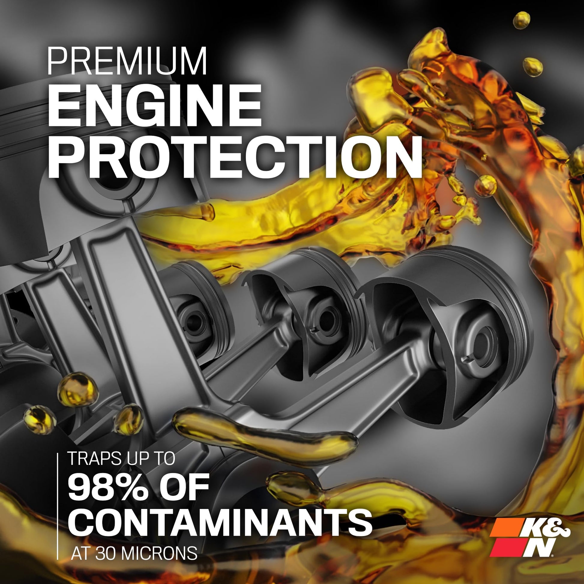 K&N Premium Oil Filter: 20,000 Mile Engine Protection with Wrench Off Nut: Compatible with Select 1990-2023 INFINITI/MAZDA/NISSAN/SUBARU Vehicle Models (See Description for Select Models), HP-1008