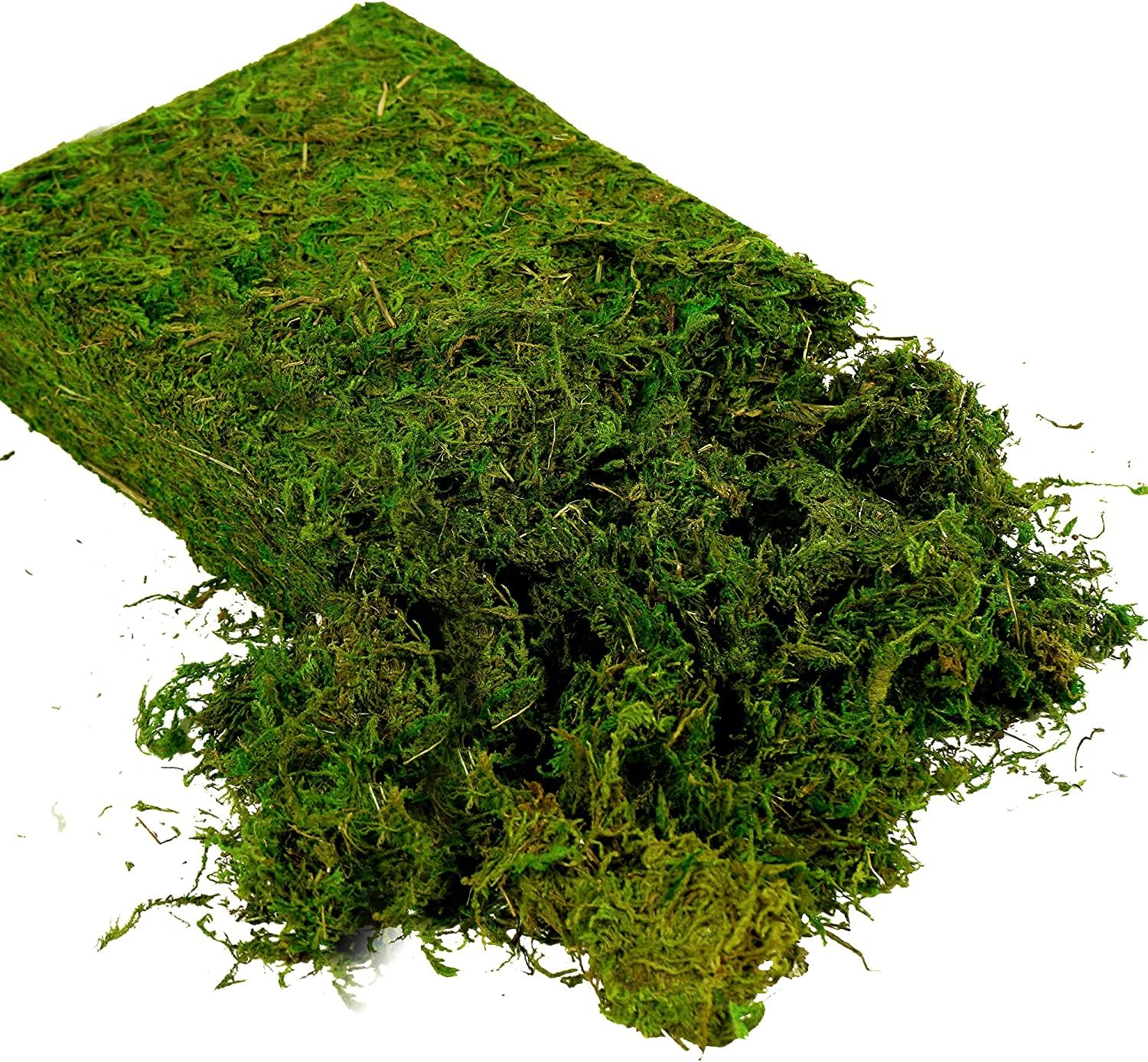 USMOLA Artificial Moss, 16OZ Fake Moss for Crafts, Decorative Centerpieces, Fairy Garden, Wedding Party Decor, Faux Potted Plants, 455gr (Fresh Green)