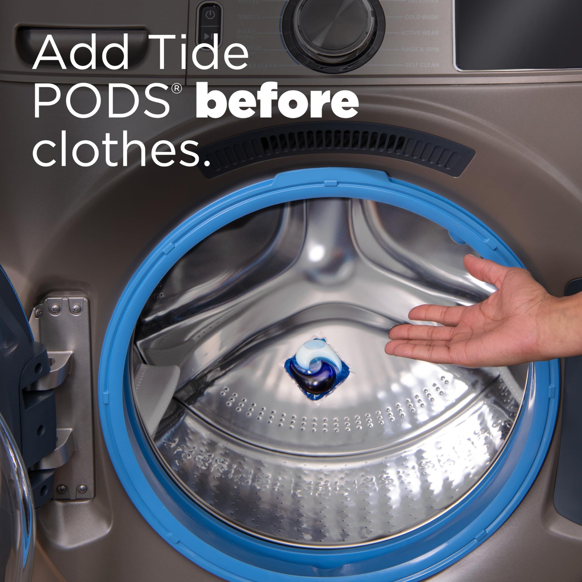 Tide Hygienic Clean Heavy 10x Duty Power PODS Laundry Detergent Pacs Original 63 count For Visible and Invisible Dirt (Pack of 1)