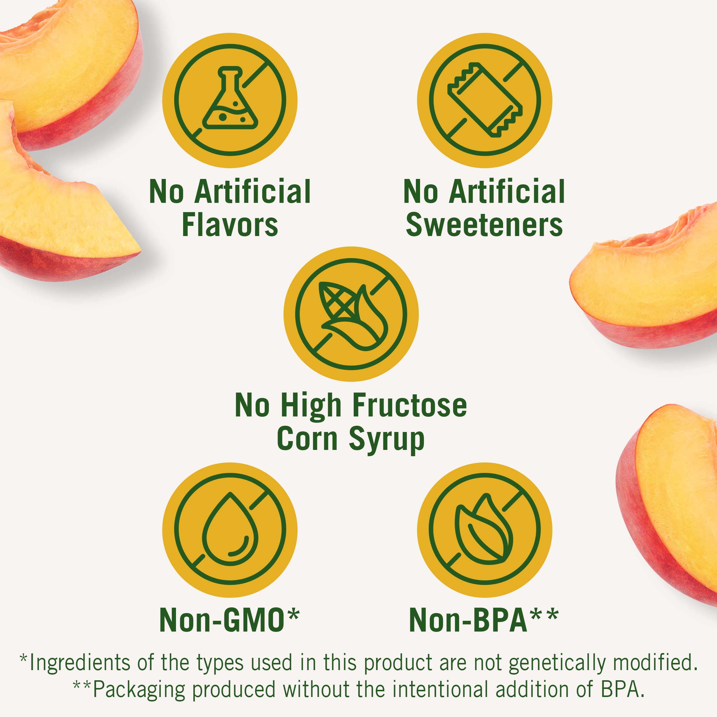 DEL MONTE Diced Peaches FRUIT CUP Snacks in 100% Fruit Juice, 12 Pack, 4 oz