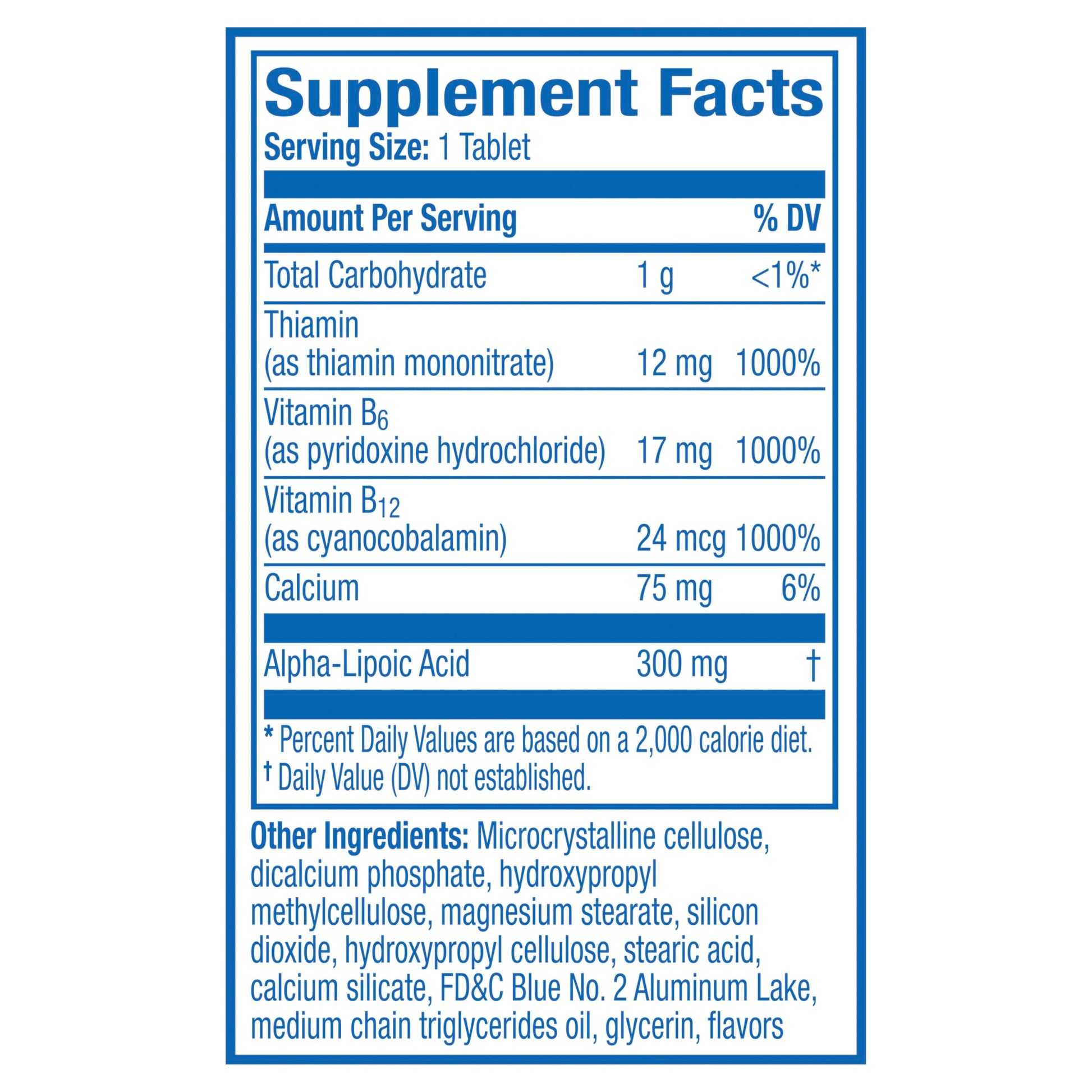 Nervive Nerve Health, with Alpha Lipoic Acid, to Fortify Nerve Health and Function in Fingers, Hands, Toes, & Feet*, and Support Healthy Circulation, ALA, Vitamins B12, B6, & B1, 30 Tablets