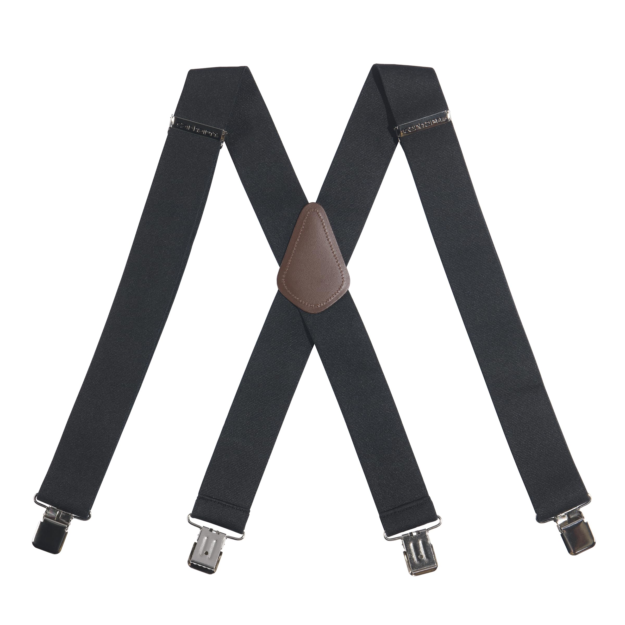 Carhartt Rugged Flex Elastic Suspenders Black, One Size (52" Maximum Length) Suspender Width: 2"