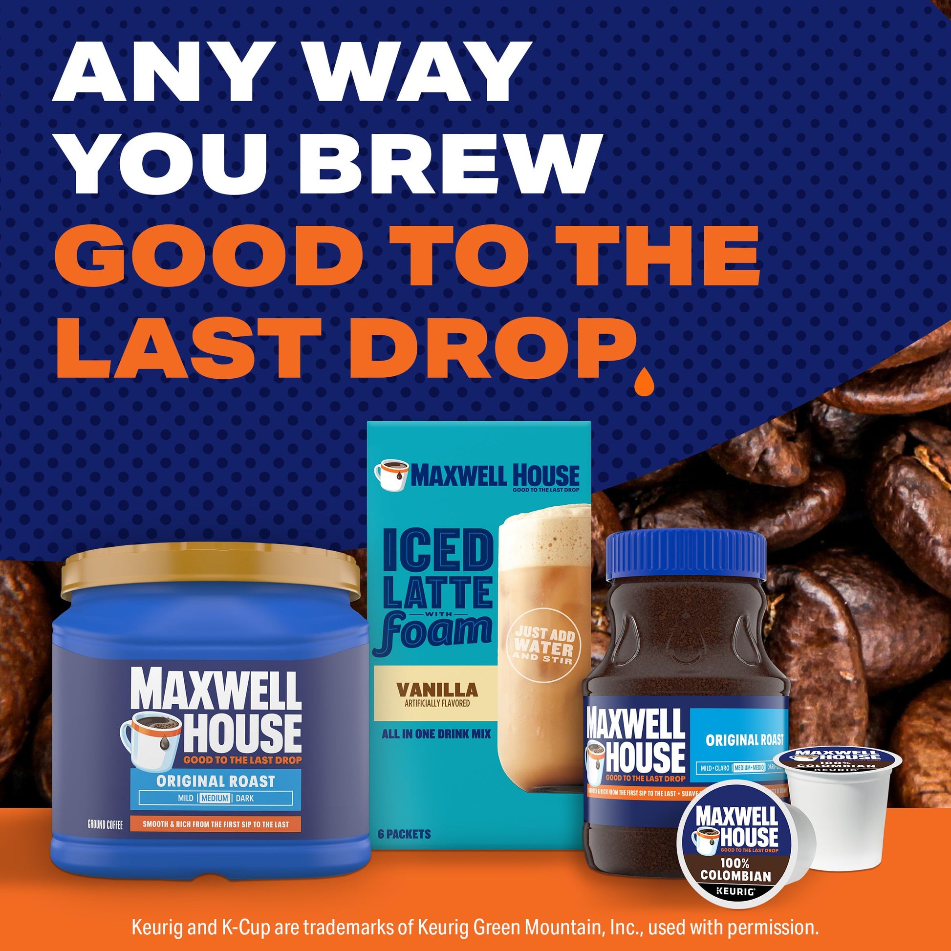 Maxwell House 27.5oz Ground Coffee Medium Original Roast