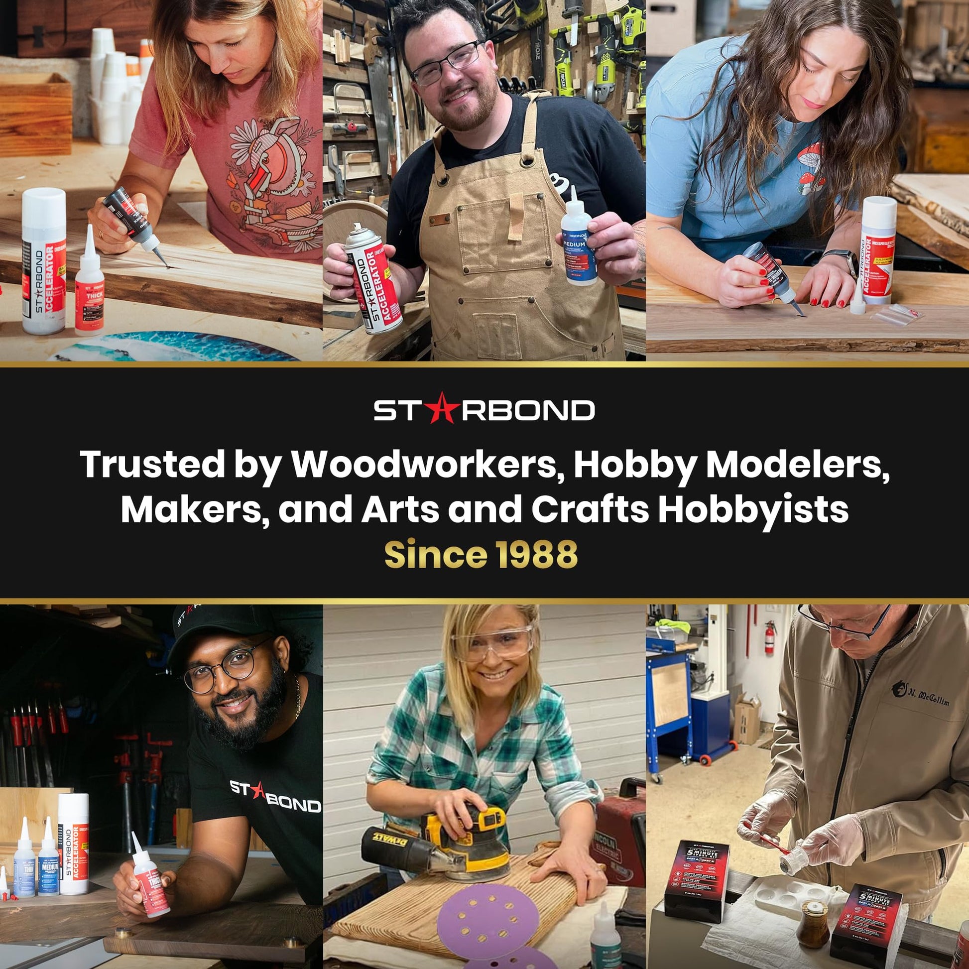 Starbond Super Fast Thin, Premium Instant CA (Cyanoacrylate Adhesive) Super Glue Plus Extra Cap and Microtips, (for Woodturning, Pen Turning, Hobby, Stabilizing, Finish, Inlay) (2 Ounce)