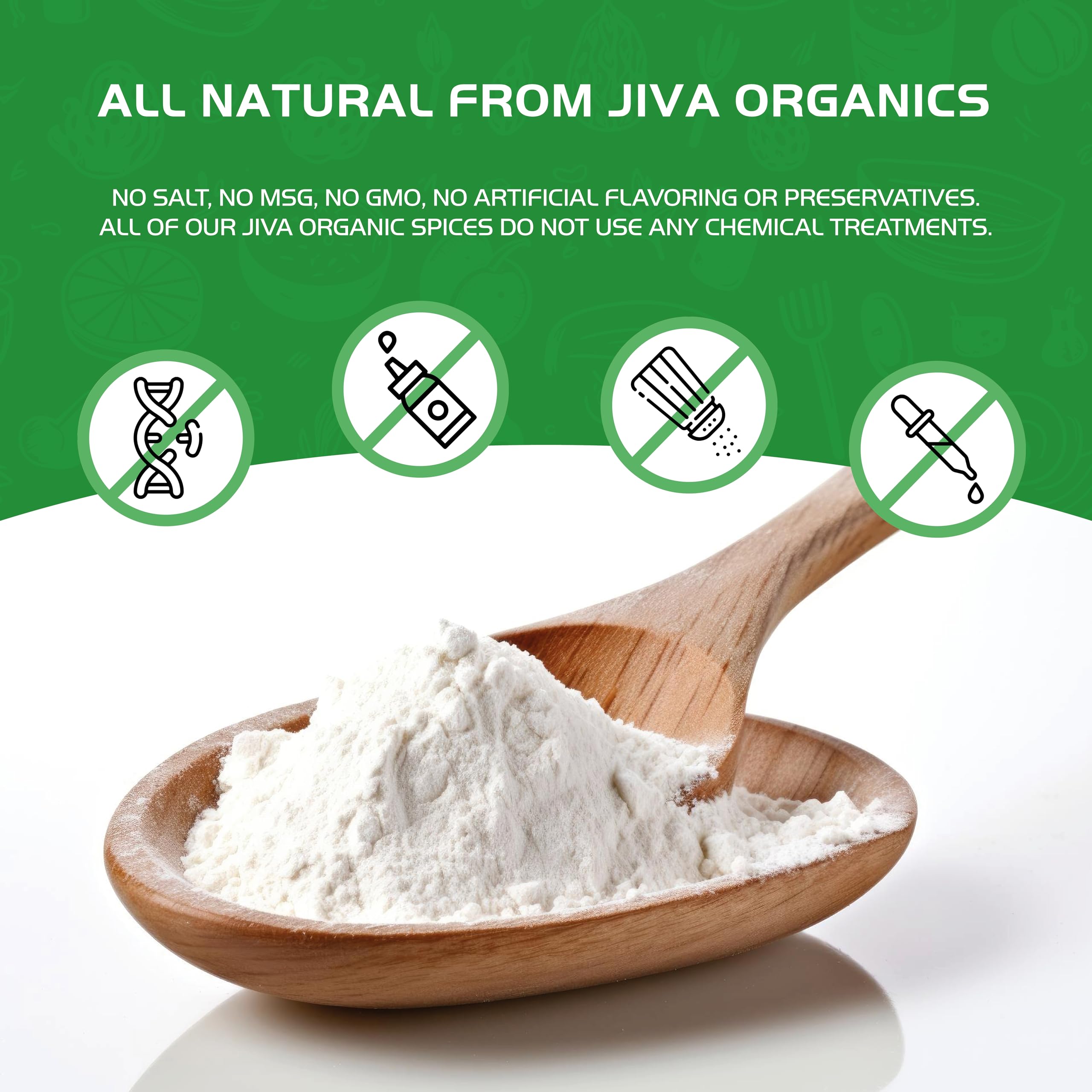 Jiva Organics Organic Arrowroot Flour (Powder) 8 Ounce Bag - Raw, Non-GMO, Gluten Free