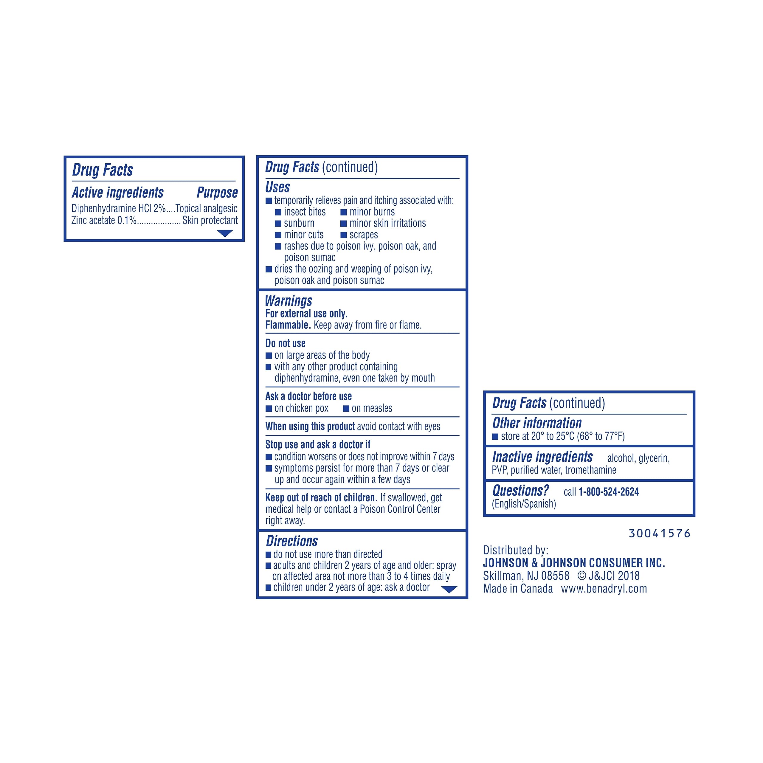 Benadryl Extra Strength Itch Cooling Spray, Topical Analgesic Spray with Diphenhydramine HCI & Zinc Acetate Skin Protectant for Fast Relief from Insect Bites, Travel Size, 2 fl. oz
