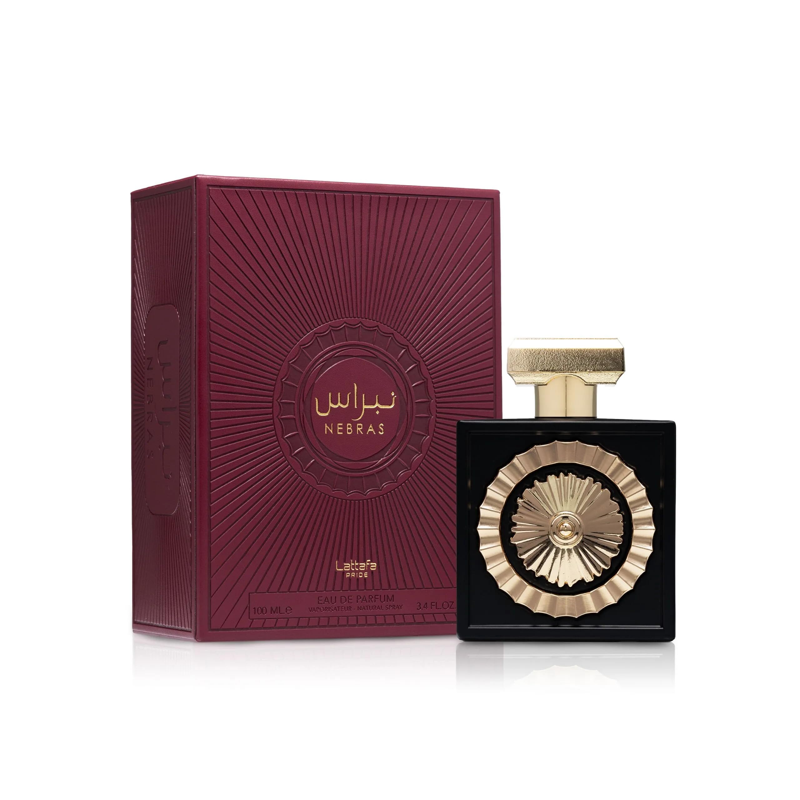 Lattafa Perfumes Nebras for Unisex Eau de Parfum Spray, 3.4 Ounce