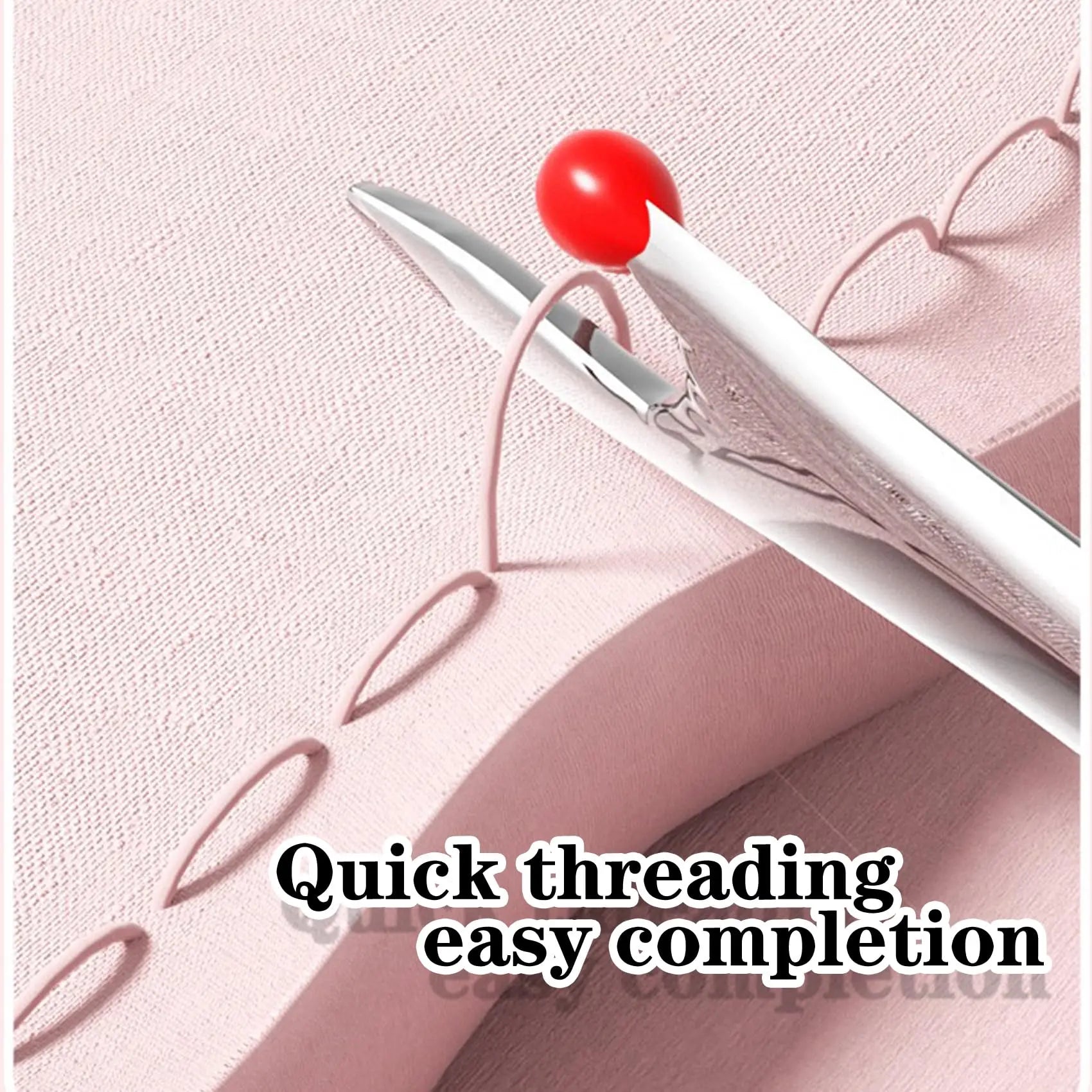 Upgraded 2 in 1 Automatic Needle Threaders Seam Ripper,Quilting Supplies Sewing Kit,Quick Sewing Machine Loop Needle Threaders (1PCS-Purple)