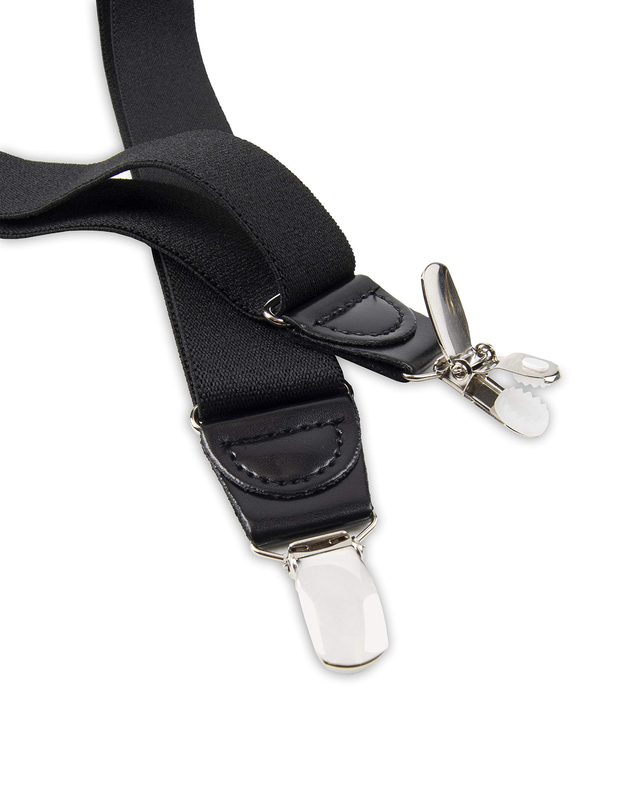 Dockers Men's Solid Suspender ,Black,