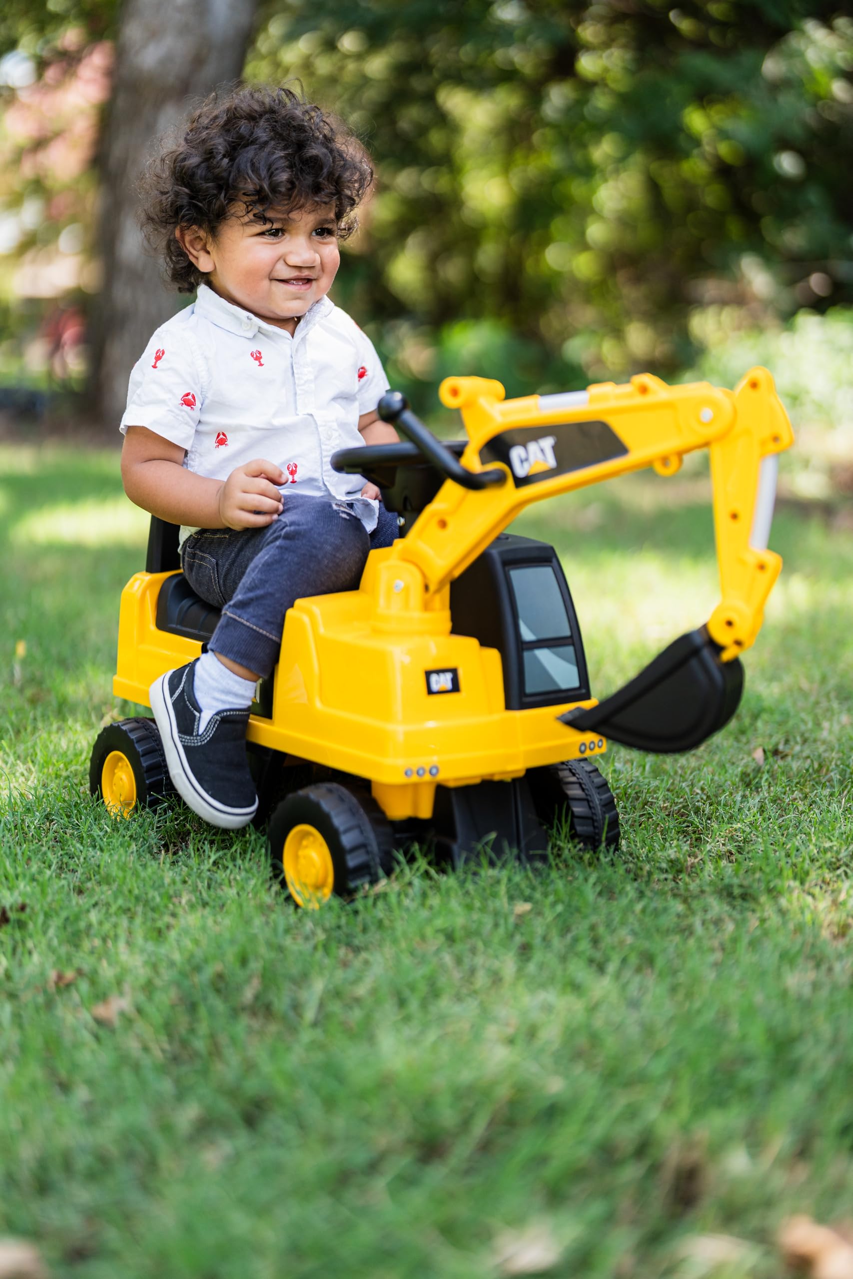 Best Ride On Cars CAT Excavator Push Car