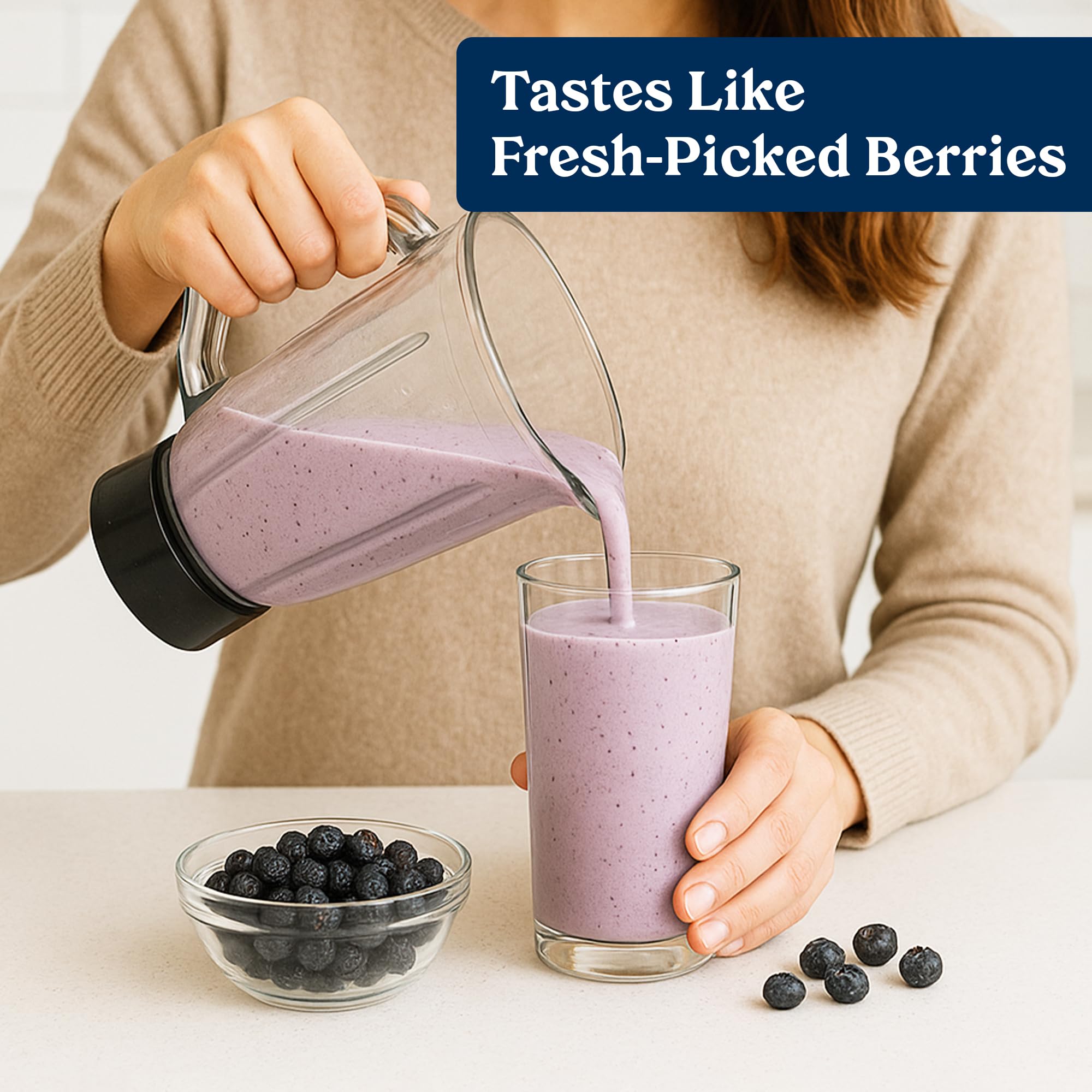 Augason Farms Dried Whole Blueberries Can – Dried Fruit for Baking & Emergency Food Supply – Dehydrated Camping Food with Long Shelf Life for Everyday Meal – 26 Servings