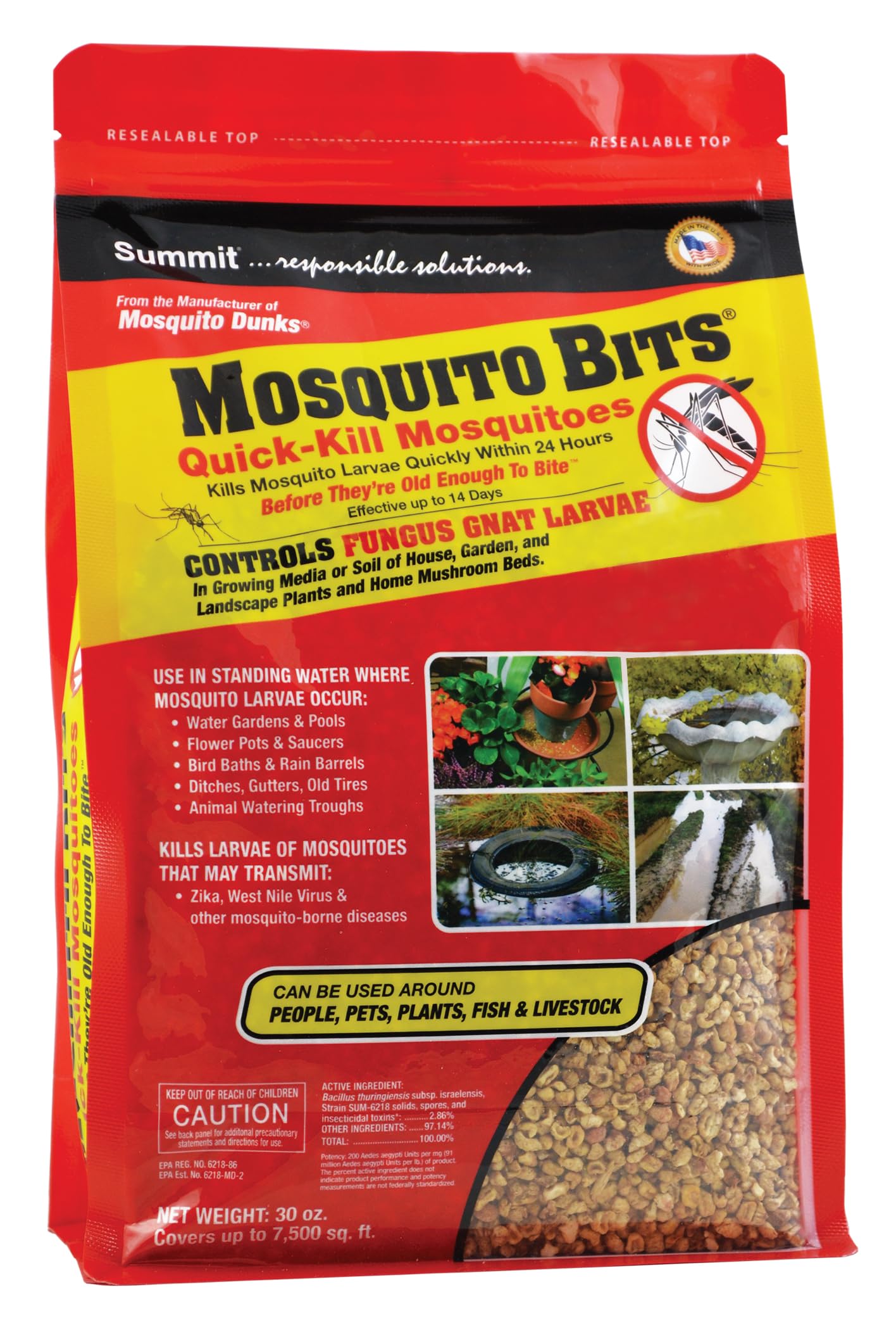 SUMMIT CHEMICAL CO 117-6 30OZ قطع البعوض