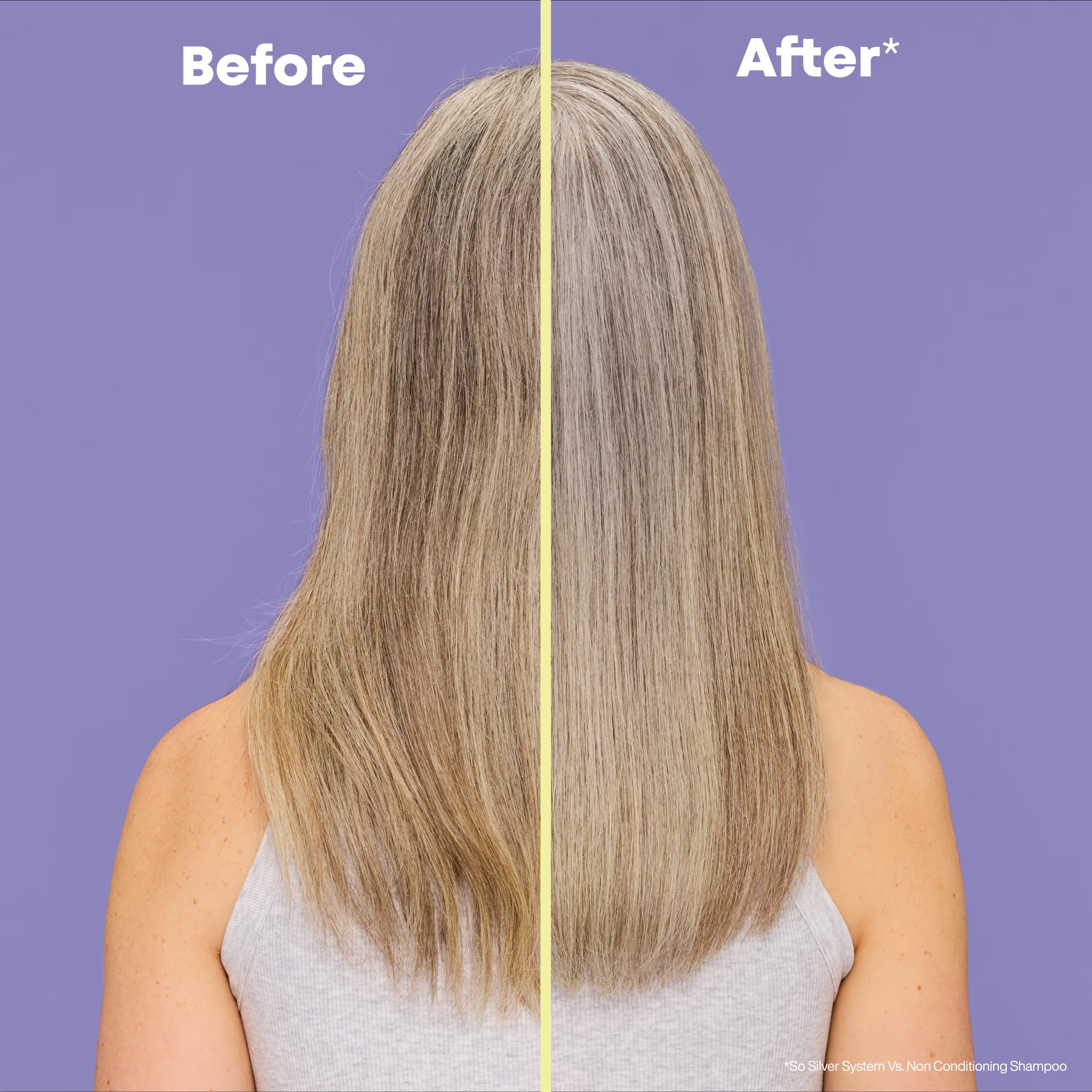 Matrix So Silver Purple Shampoo - Eliminates Brassiness, Restores Cool Blonde Color, With Color Depositing & Brightening Technology, Vegan, 10.1 Fl. Oz.