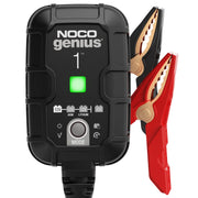 NOCO GENIUS1: 1A 6V/12V Smart Battery Charger - Automatic Maintainer, Trickle Charger & Desulfator with Overcharge Protection & Temperature Compensation - For Lead-Acid & Lithium Batteries