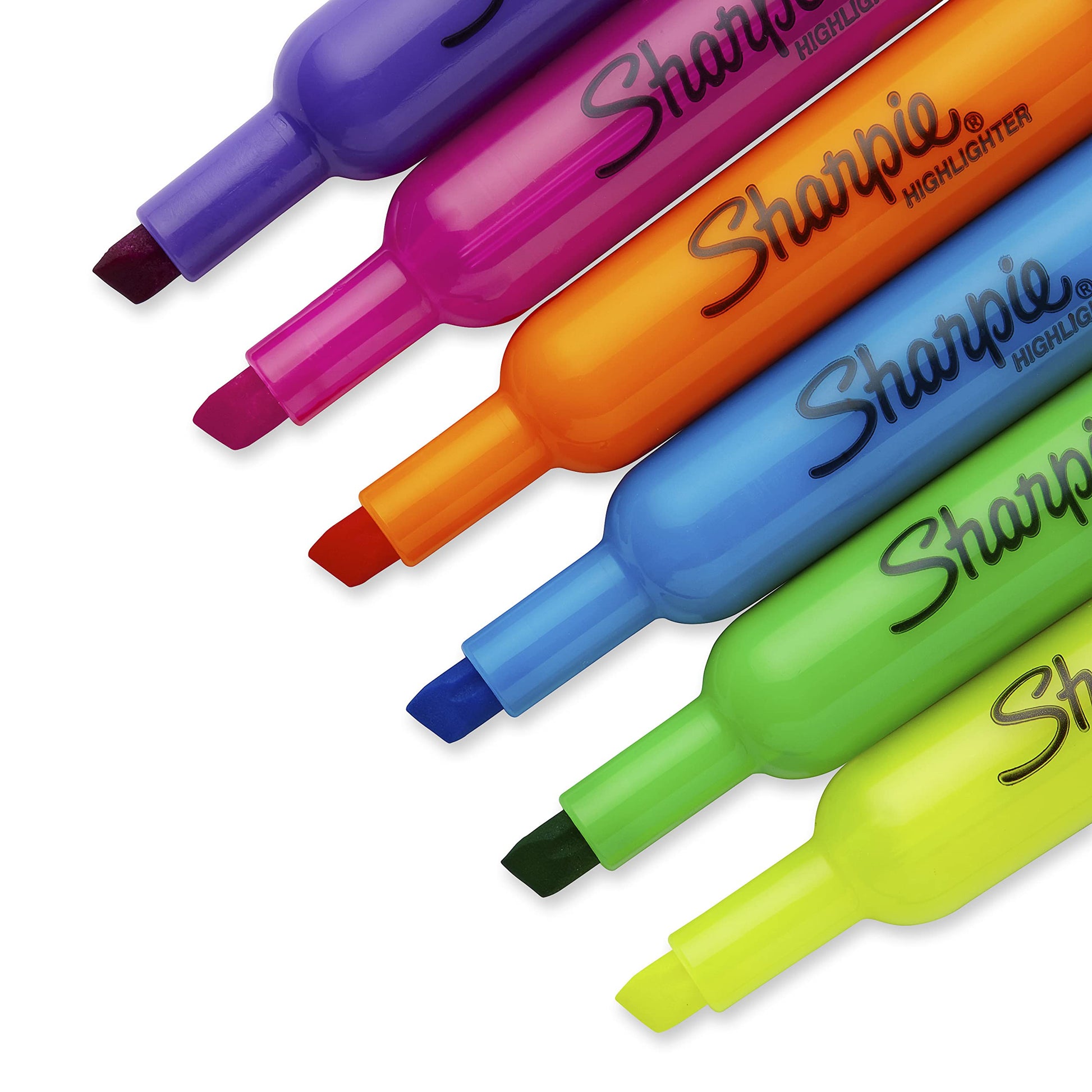 Sharpie Tank Style Highlighters Chisel Tip Fluorescent Highlighter Marker Set Office And Teacher Supplies Assorted 12 Count