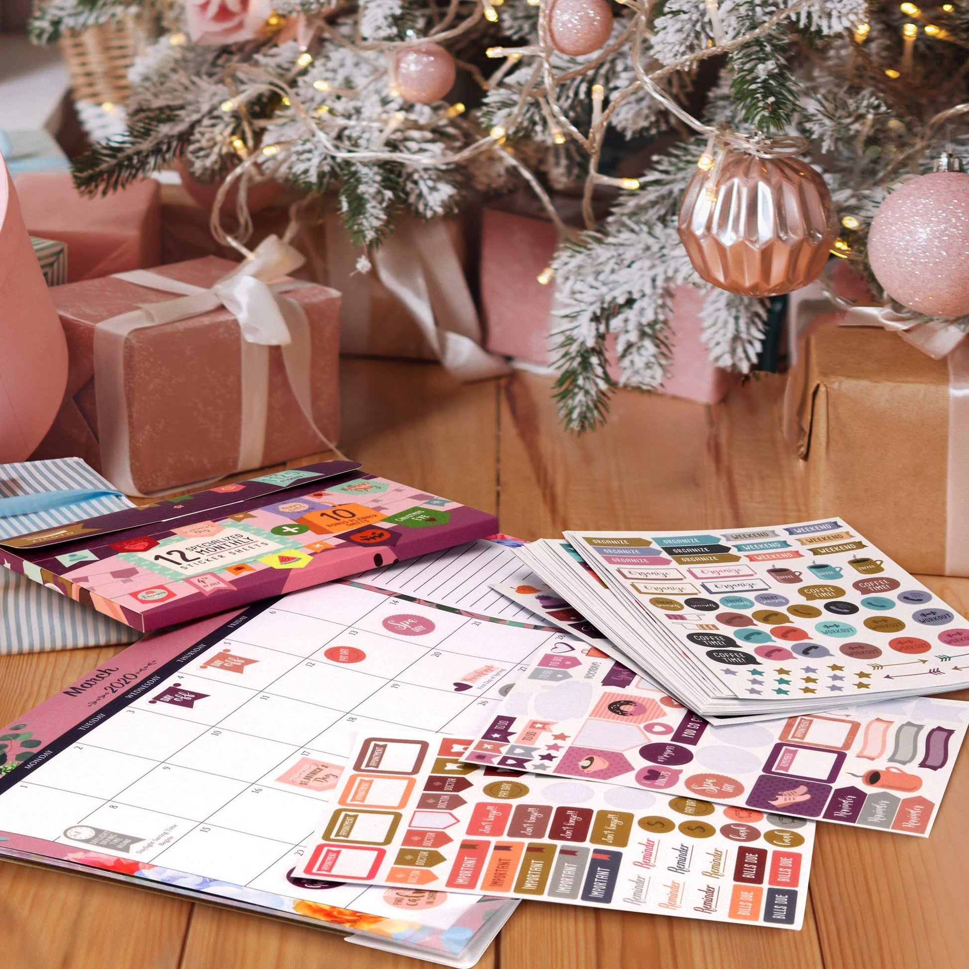 Aesthetic Monthly Planner Stickers - 1100+ Beautiful Design Accessories Enhance and Streamline Your Planner, Journal and Calendar