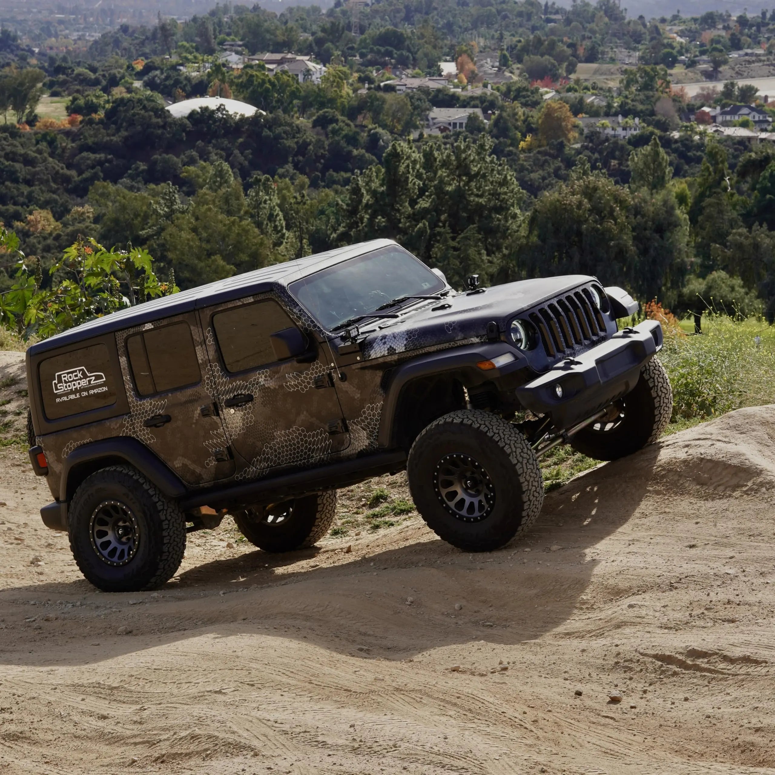 Rock Stopperz Door Hinge Protection Kit - Compatible with Jeep Wrangler JL/JLU/Gladiator - 2 or 4 Door (2019 - Current. Coverage for 5 Doors Total)