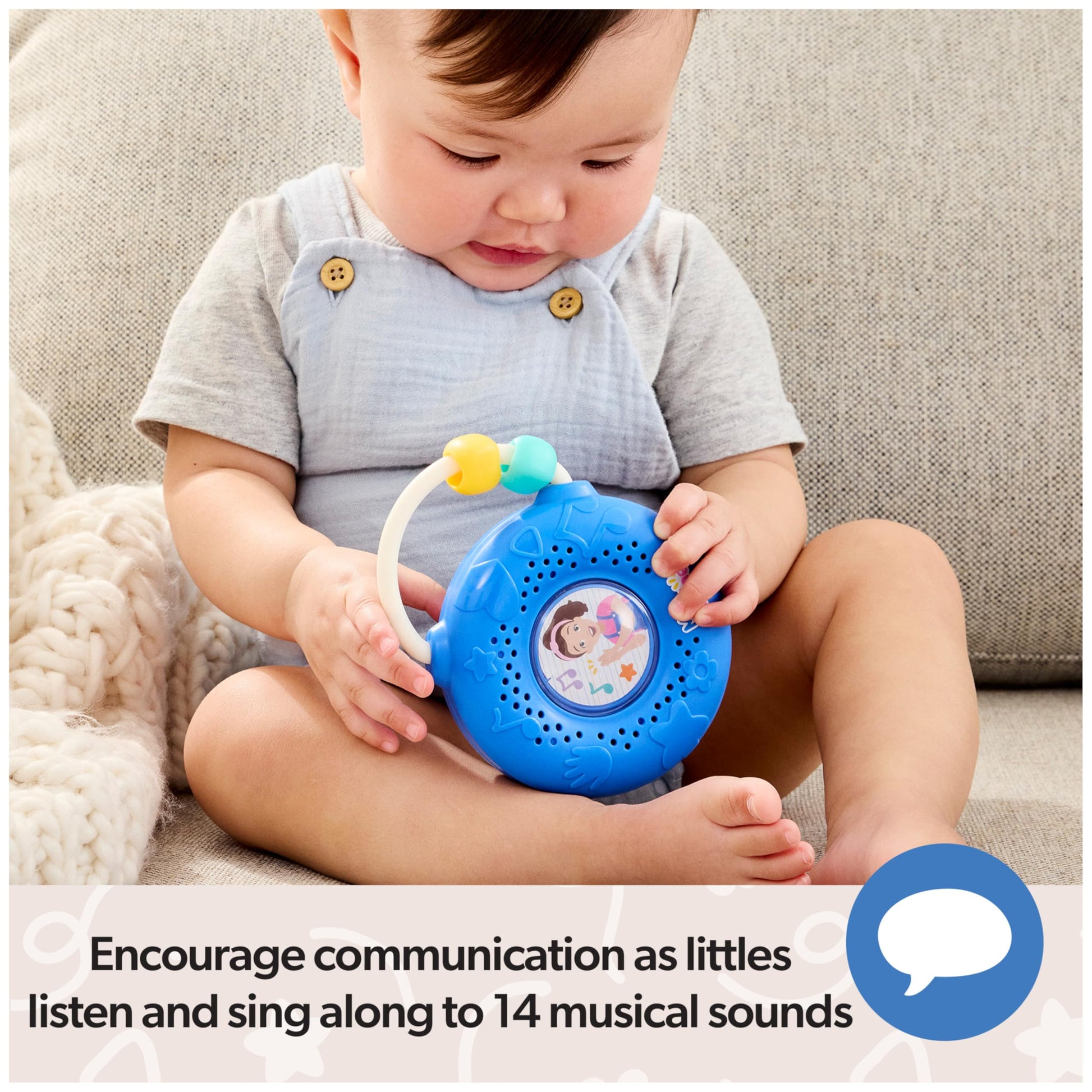 Ms. Rachel Official Electronic Sing-Along Song Player with 14 Musical Sounds, Educational Toys & Toddler Toys for Girls & Boys Ages 1-3+