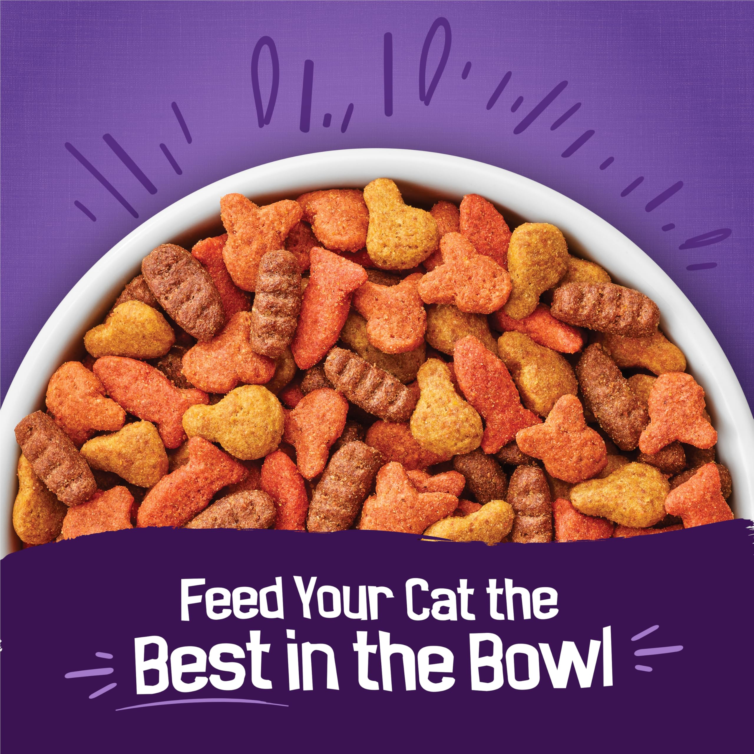 Purina Friskies Cat Food Surfin and Turfin Favorites Flavors of Chicken, Whitefish, Salmon and Filet Mignon - (Pack of 4) 3.15 lb. Bags