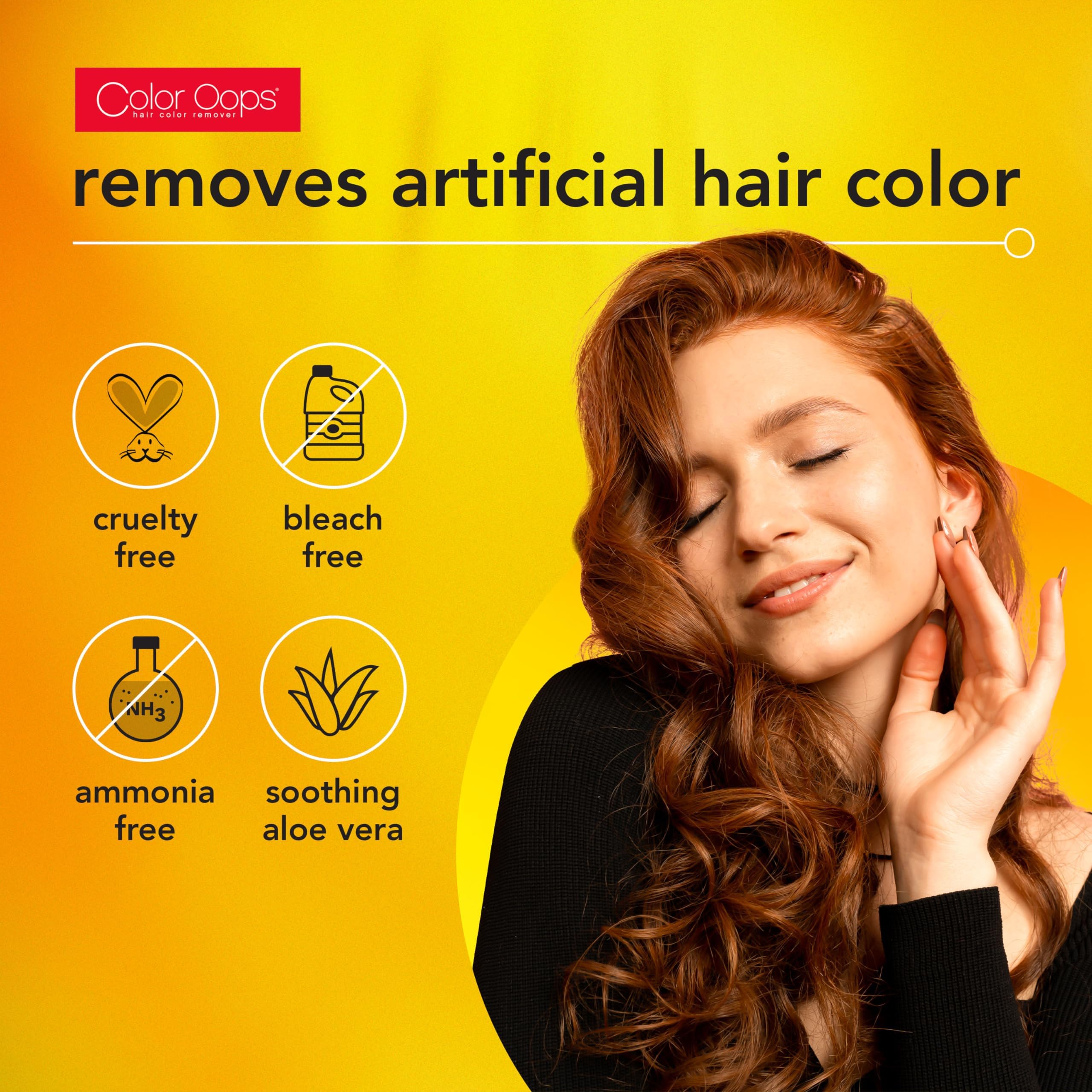 Color Oops Extra Conditioning Hair Color Remover, 1 Application, Hair Dye Remover Processes in 20 Minutes, Safely Removes Permanent & Semi-Permanent Dye, Ammonia & Bleach Free