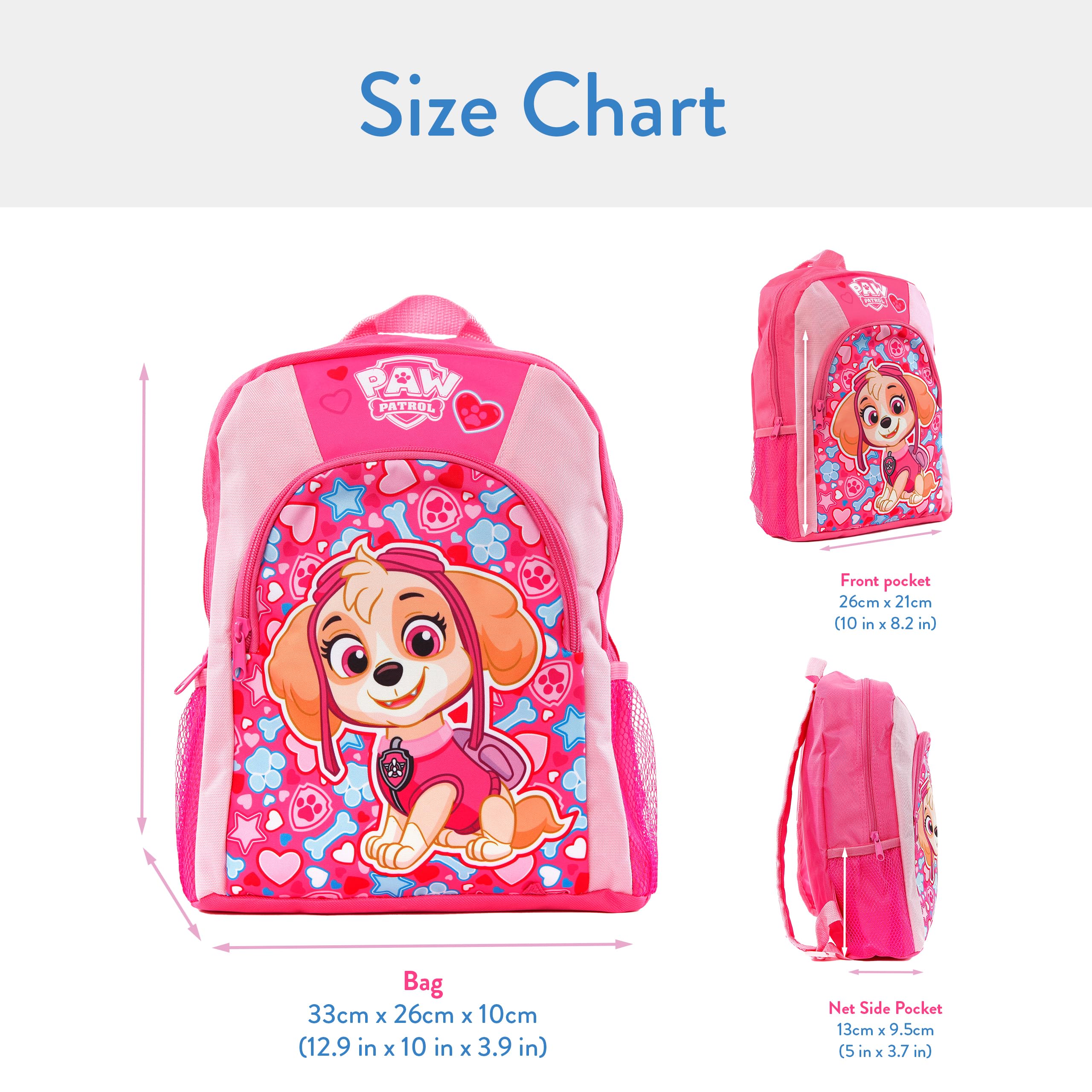 Paw Patrol Skye Backpack | Backpacks for Girls | Kids School Bags