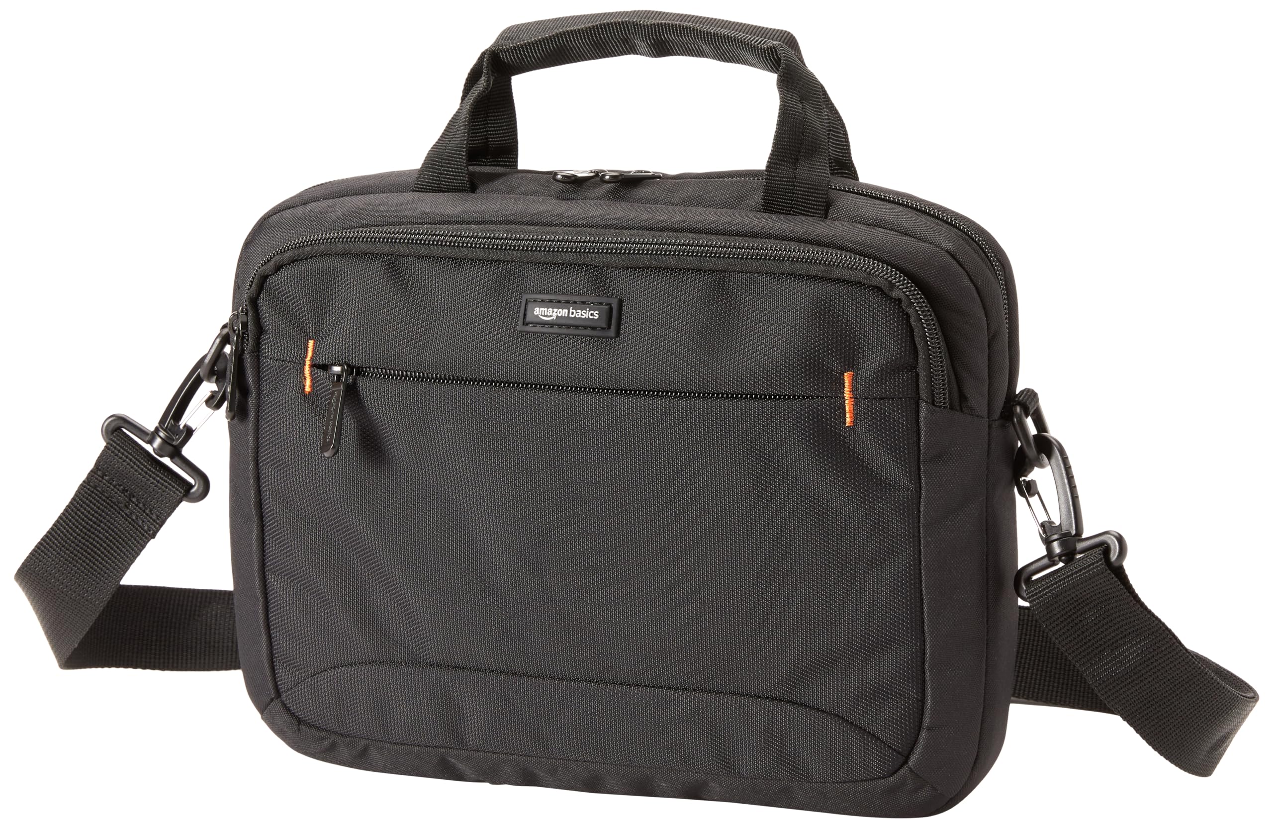 Basics Laptop Carrying Case with Shoulder Strap and Handle, Large Capacity, 15.6 in, Black