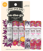 Poo-Pourri Before-You-Go Toilet Spray, Travel Essentials, .34 Fl Oz, In A Pinch Variety 3 Pack, Each Up to 20 Uses, On-The-Go Bathroom Odor Deodorizer with Essential Oils, TSA Approved Size, 2 Scents