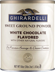 Ghirardelli Sweet Ground White Chocolate Flavor Powder, 3.12 lbs.