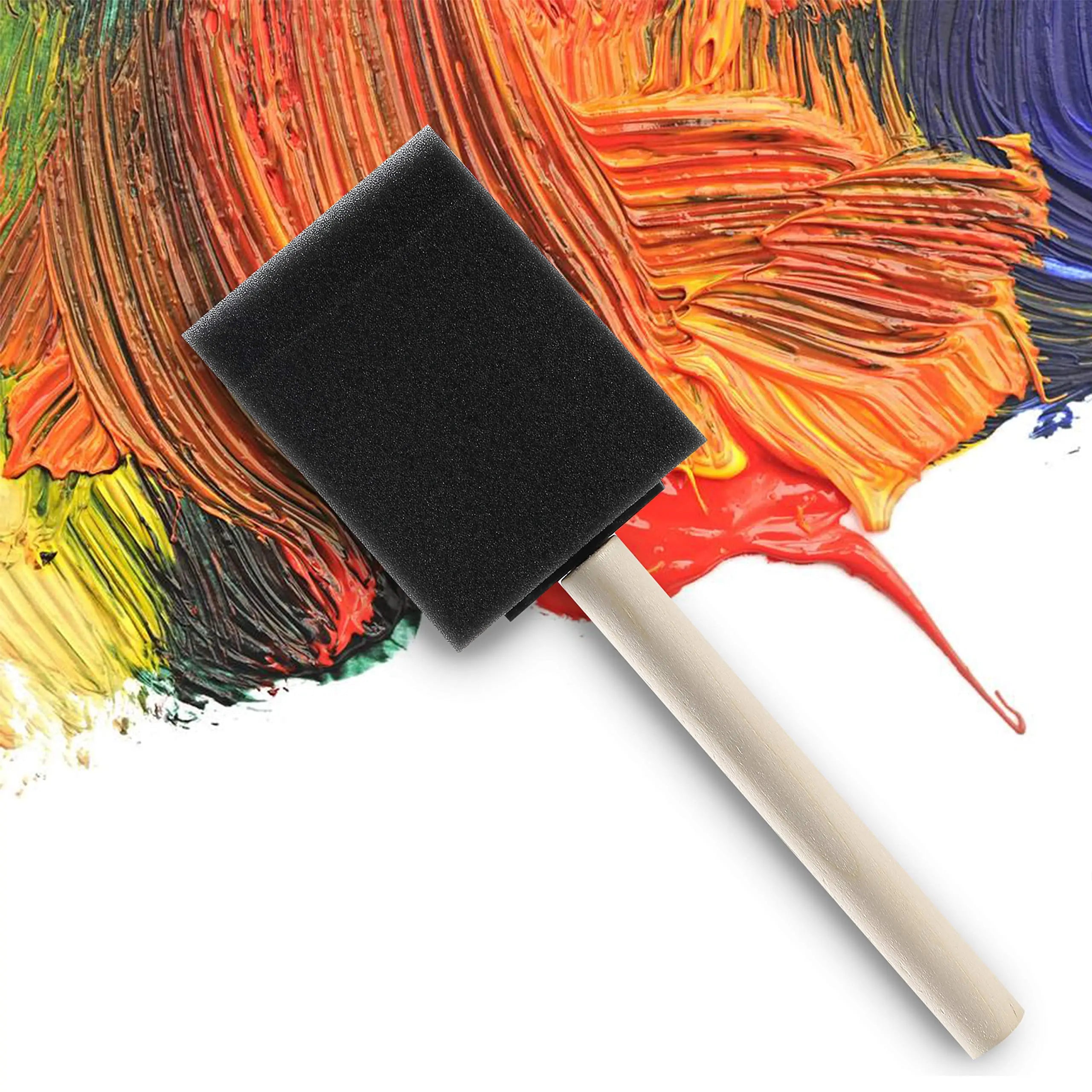 Bates- Foam Paint Brushes, 2 Inch, 16 Pack, Sponge Brushes, Sponge Paint Brush, Foam Brushes for Painting, Foam Brushes for Staining, Paint Sponges, Foam Brushes for Mod Podge Brushes