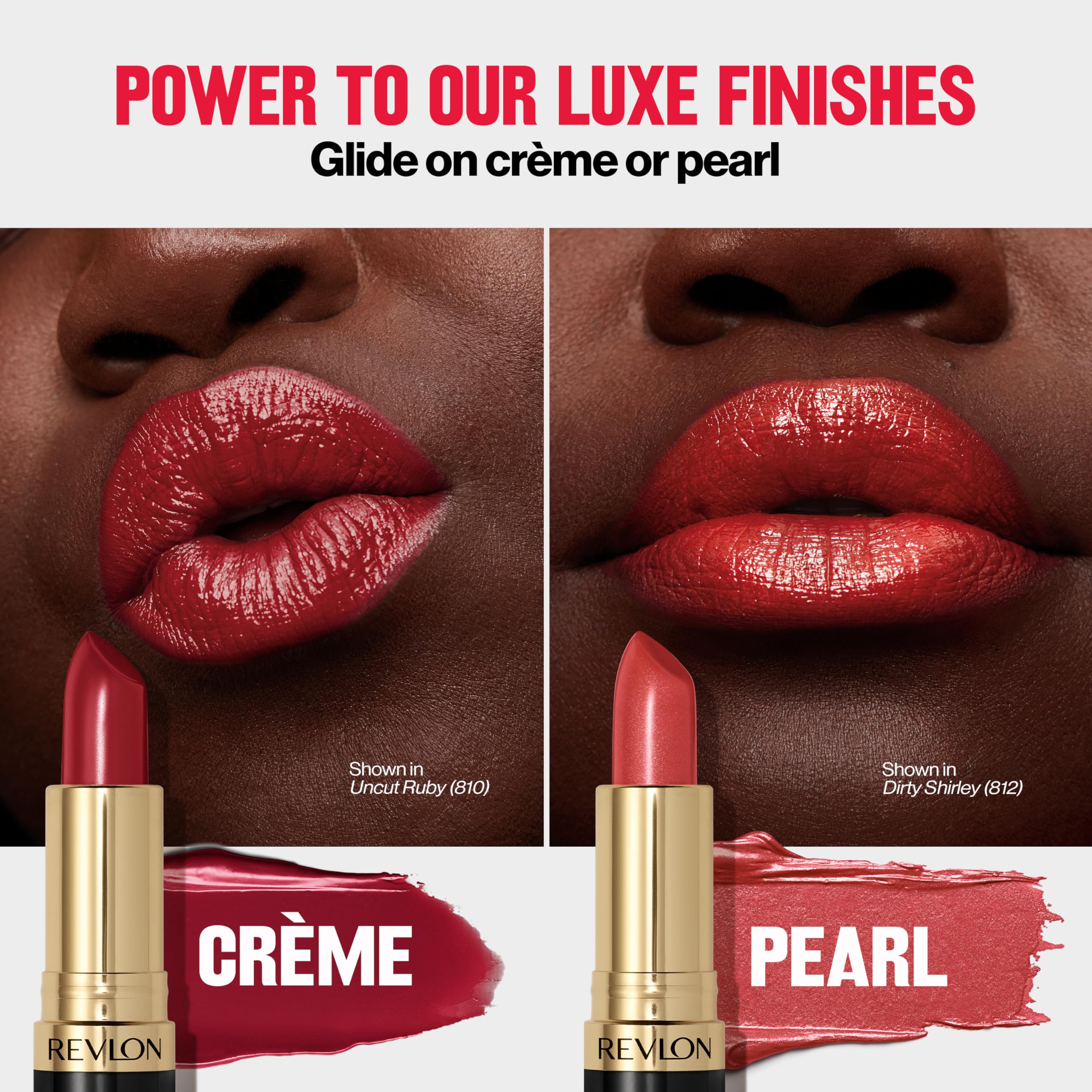 Revlon Super Lustrous Lipstick, Creamy Formula For Soft, Fuller-Looking Lips, Moisturized Feel, 315 Iced Mocha, 0.15 oz