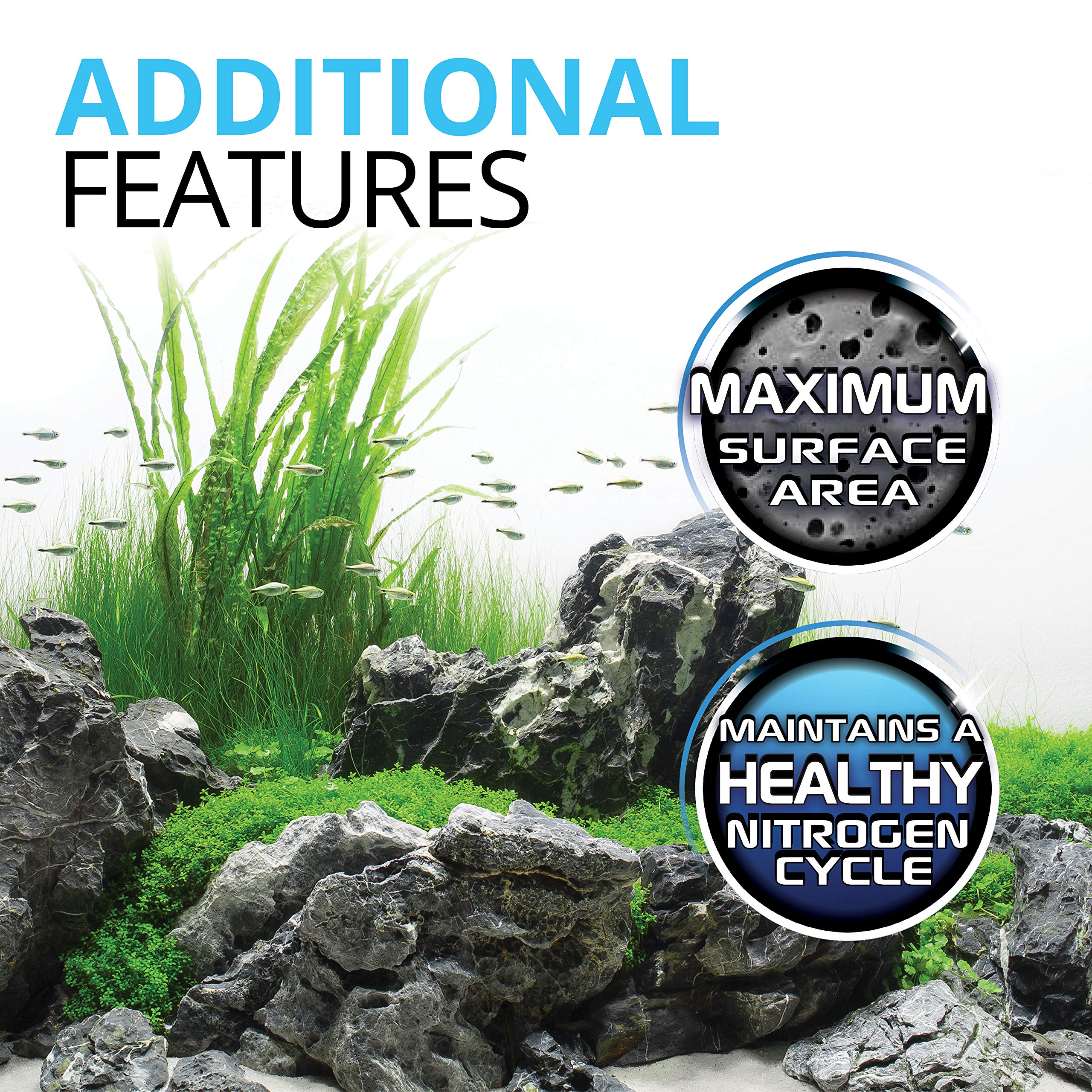 Fluval BioMax Biological Material Remover, 500 g - Biological Filter Media for Aquariums